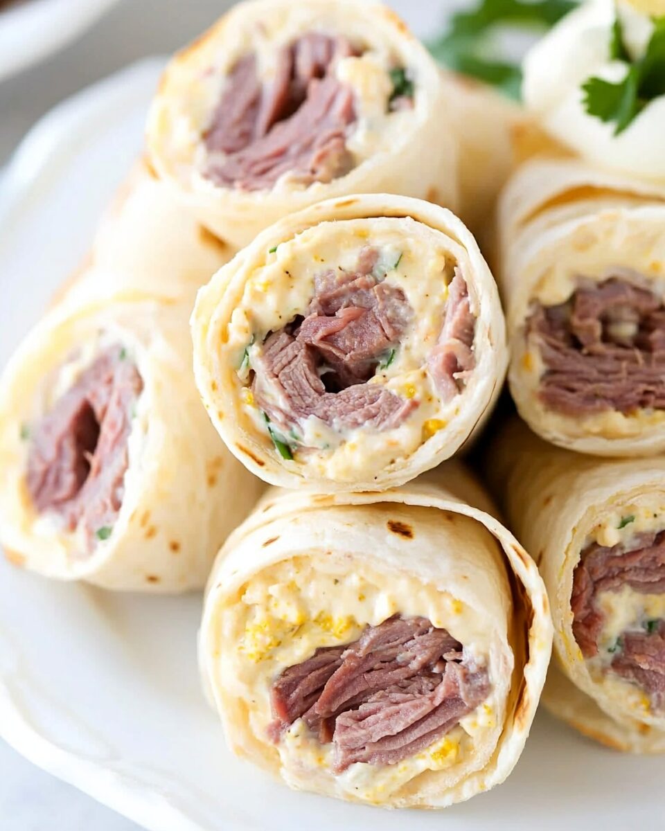 Roast Beef Tortilla Roll Ups