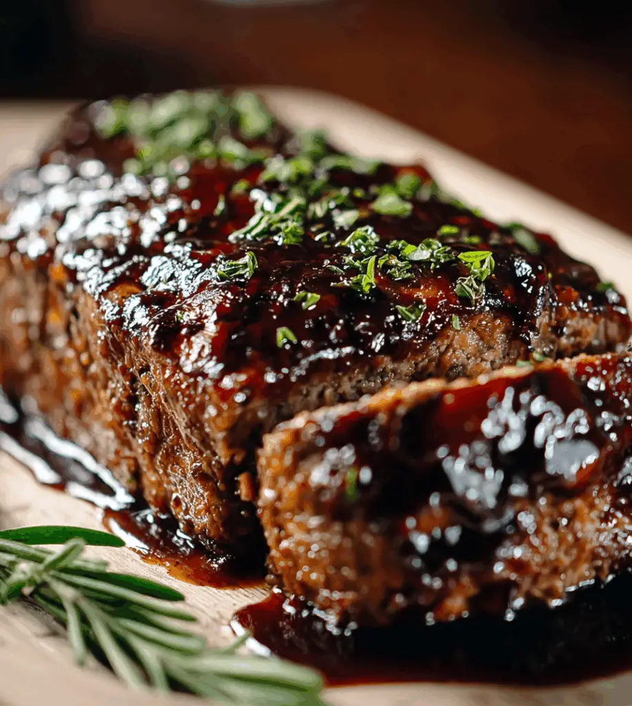 Balsamic Glazed Meatloaf