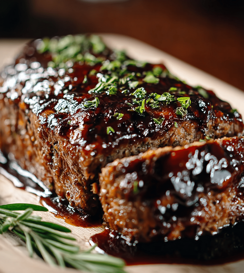 Balsamic Glazed Meatloaf