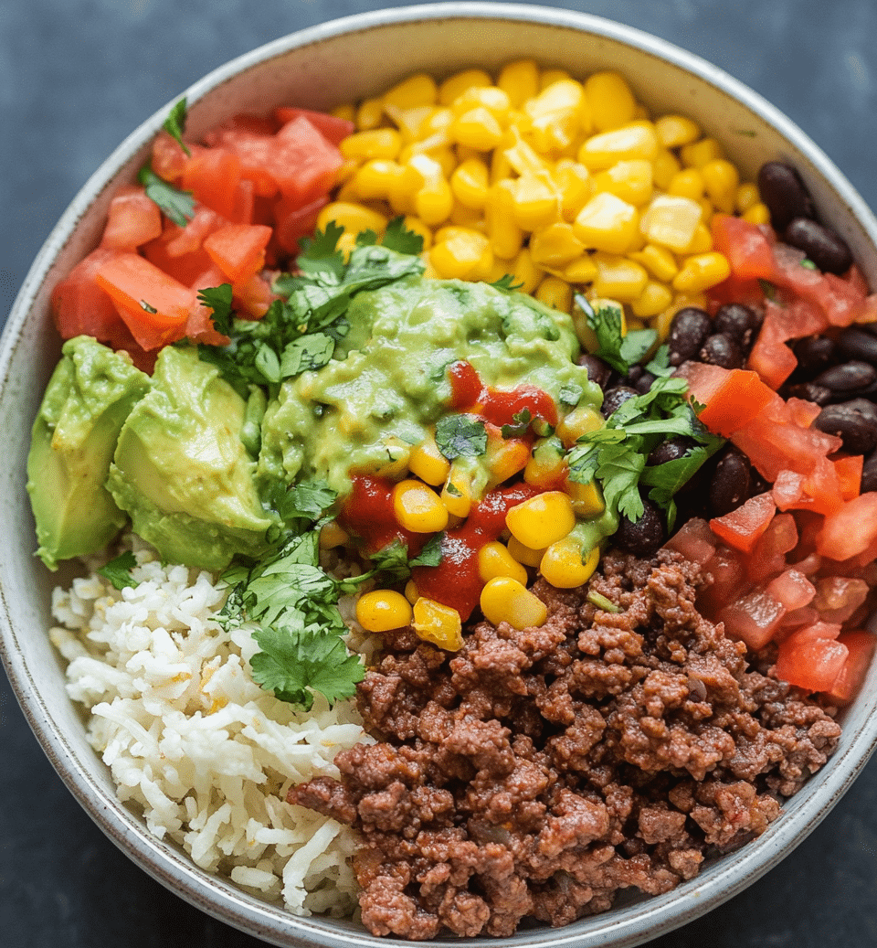 Ground Beef Burrito Bowl