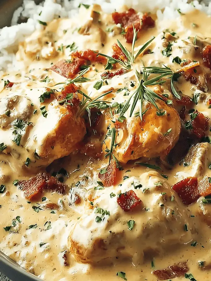 Quick and Easy Creamy Smothered Chicken