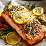 Baked Lemon Garlic Salmon