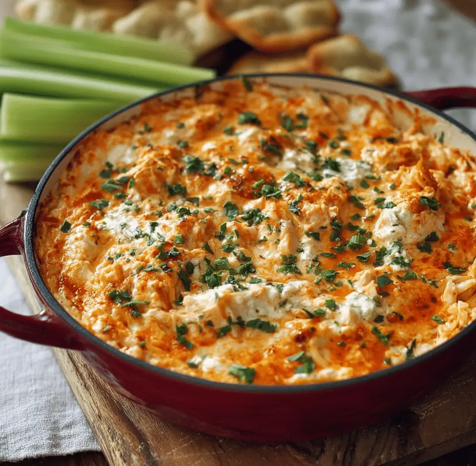 Easy Buffalo Chicken Dip