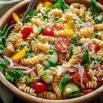 Irresistible Salad Supreme Pasta Salad
