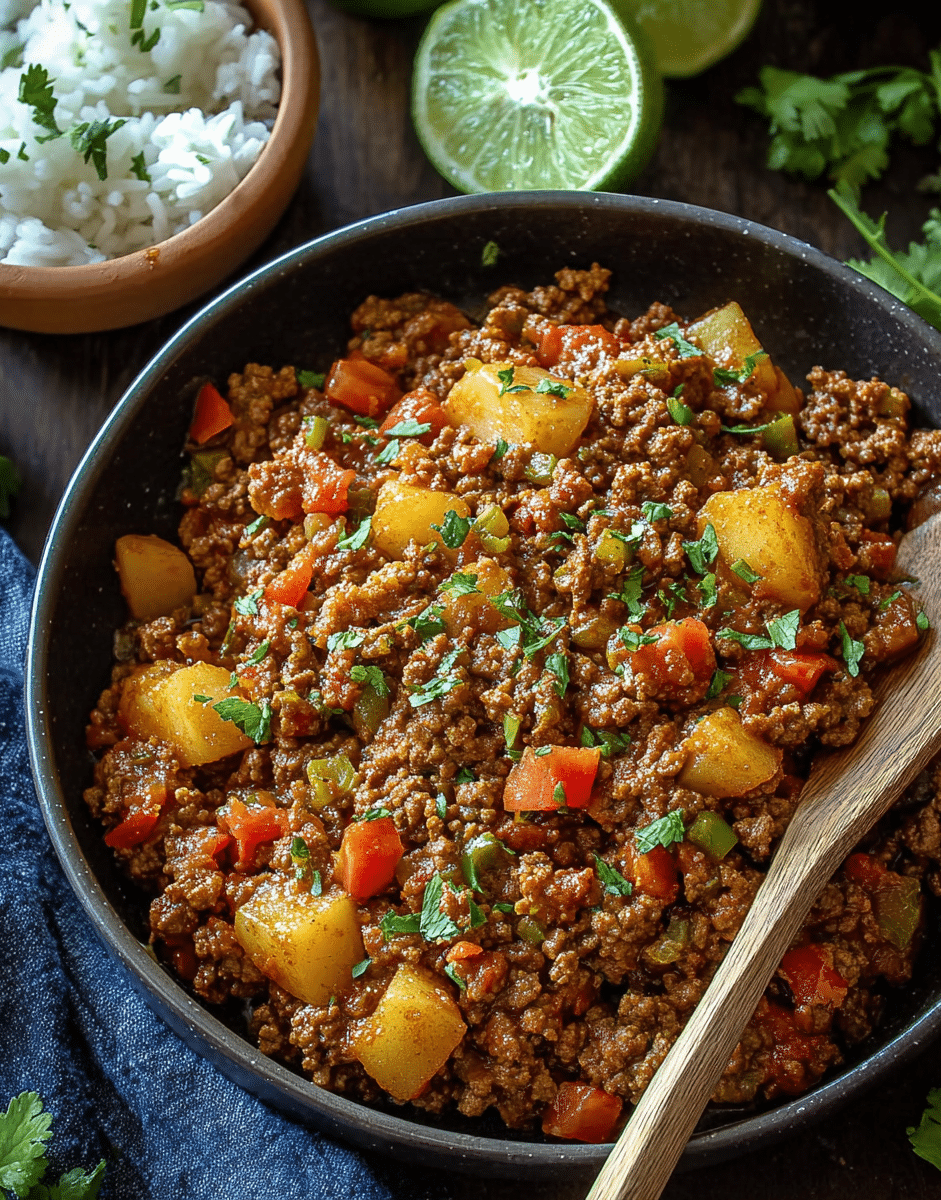Mexican Picadillo – A Flavorful Ground Beef Skillet
