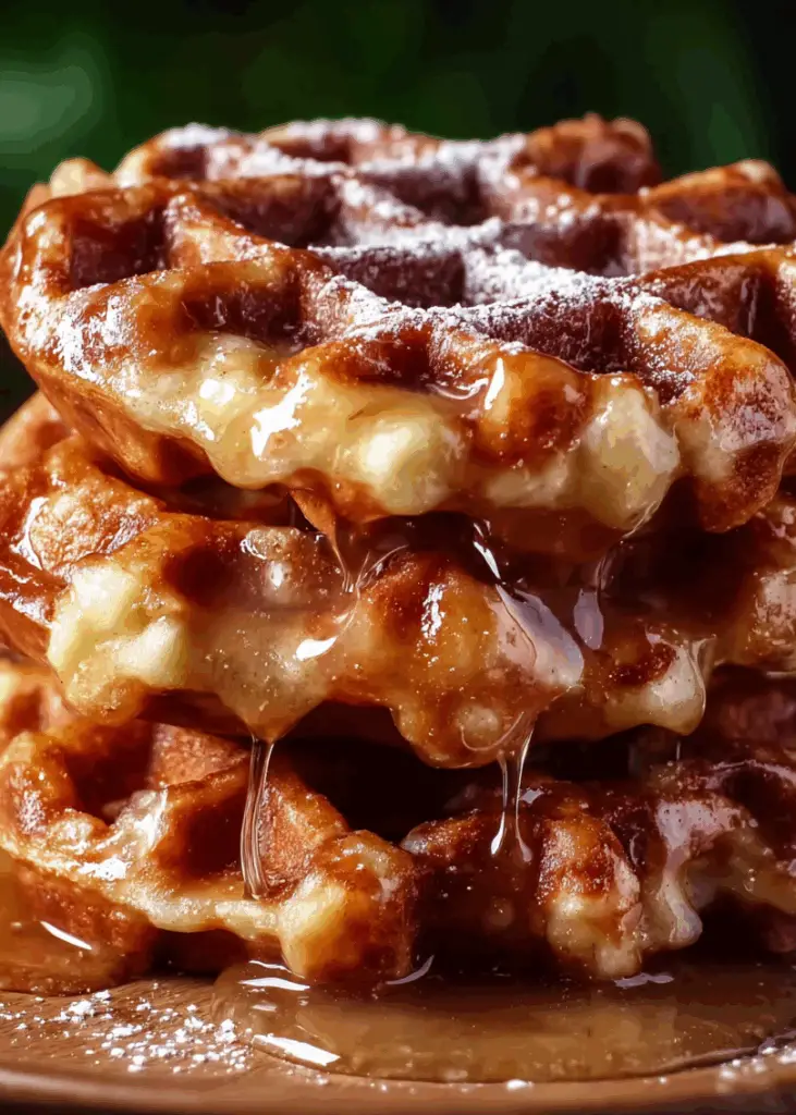 Apple Fritter Waffle Donuts