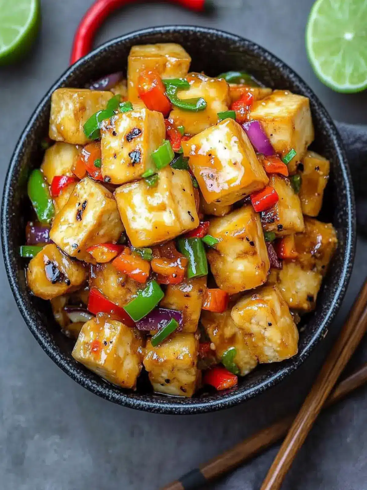 Savory Sweet Lime Glazed Tofu for a Zesty Meal Upgrade 5 Sweet Lime Glazed Tofu