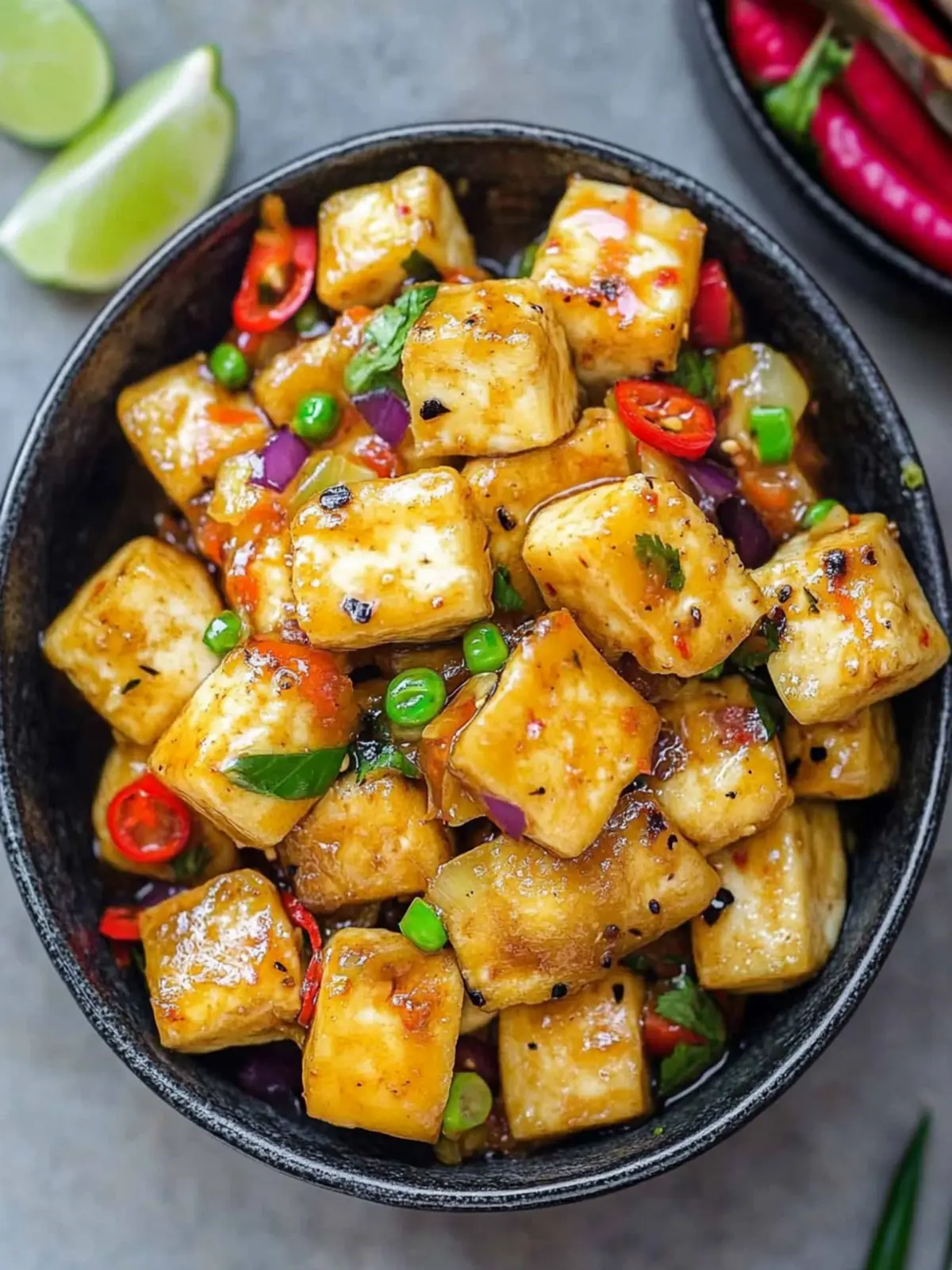 Savory Sweet Lime Glazed Tofu for a Zesty Meal Upgrade 4 Sweet Lime Glazed Tofu