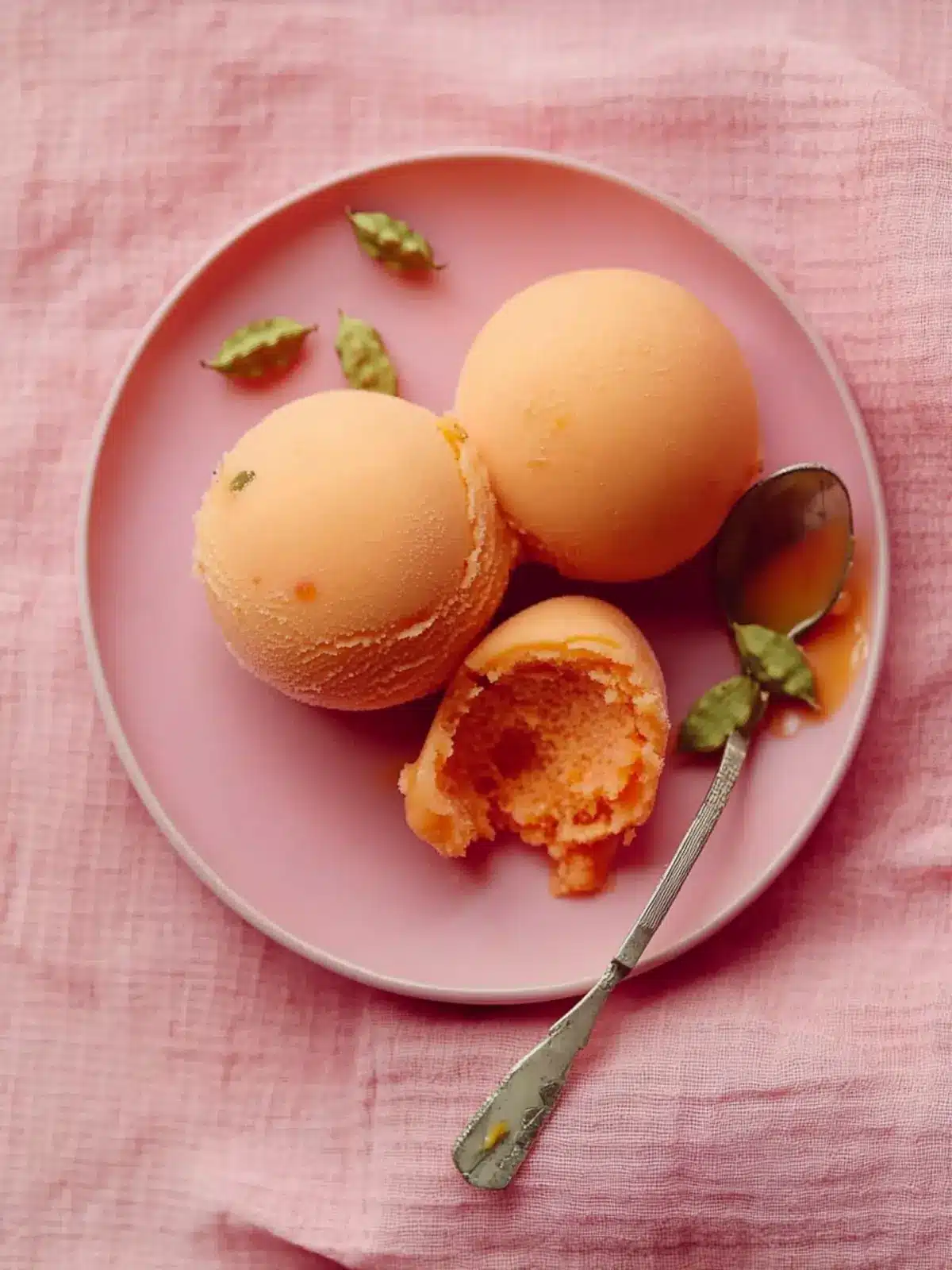 Irresistible Cardamom Apricot Sorbet for Summer Bliss 4 Cardamom Apricot Sorbet