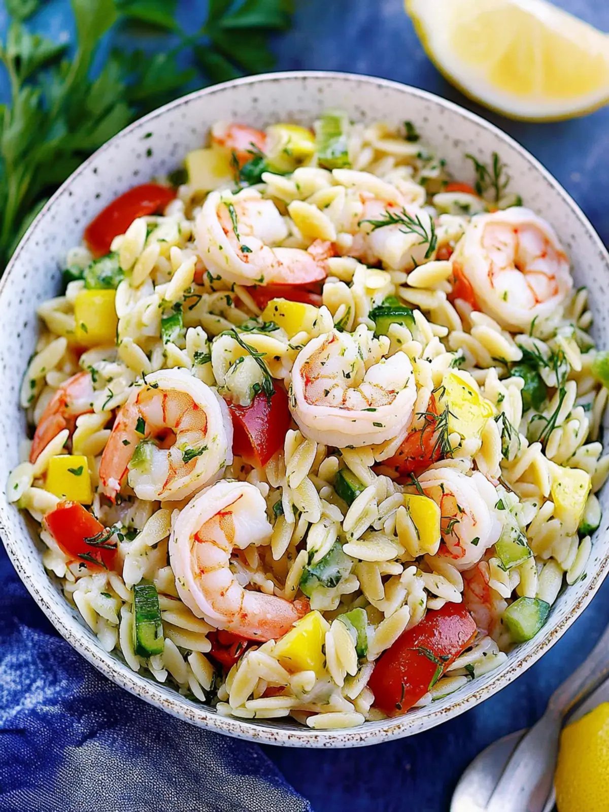 Delightful Shrimp and Orzo Salad for Easy Summer Dining 3 Shrimp and Orzo Salad