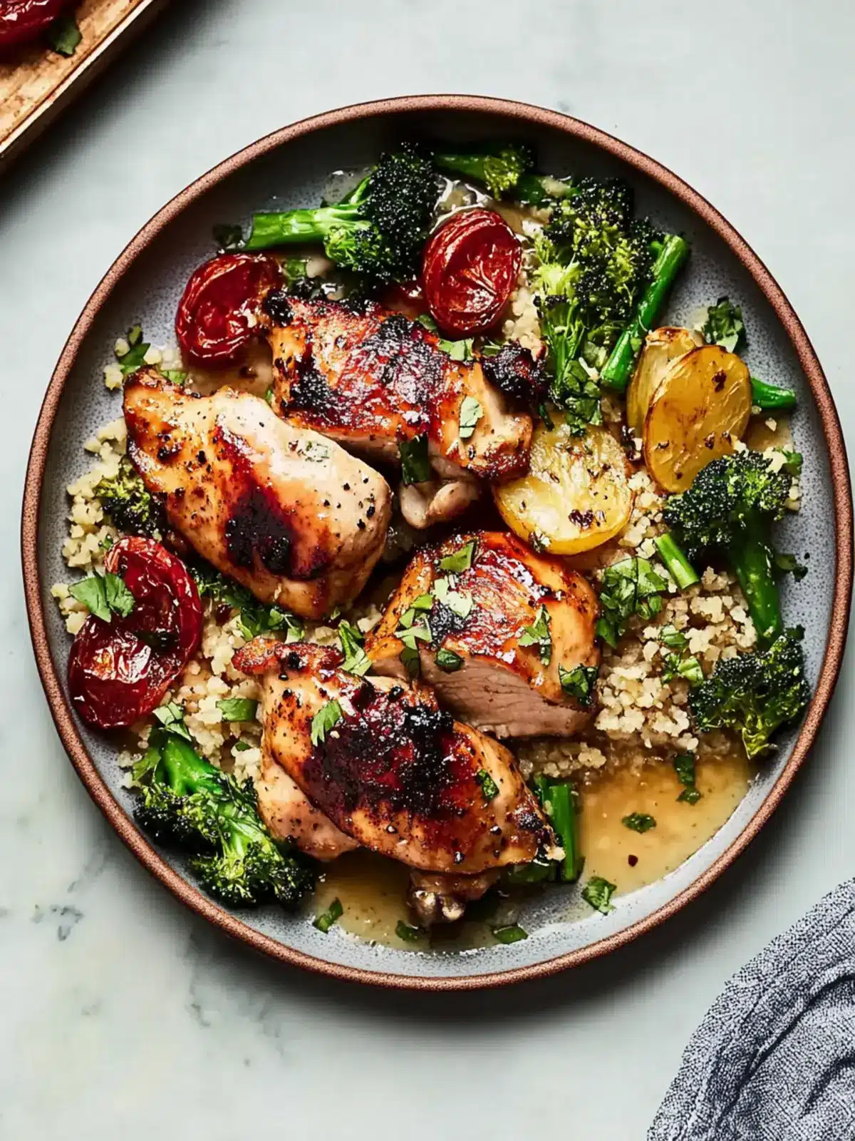 Honey Harissa Chicken Sheet Pan Magic with Crispy Veggies 4 Honey Harissa Chicken Sheet Pan