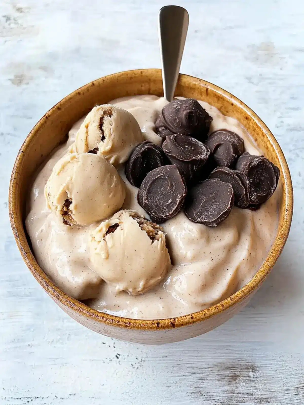 Indulge in a Cookie Dough Smoothie Bowl for Pure Bliss 3 Cookie Dough Smoothie Bowl