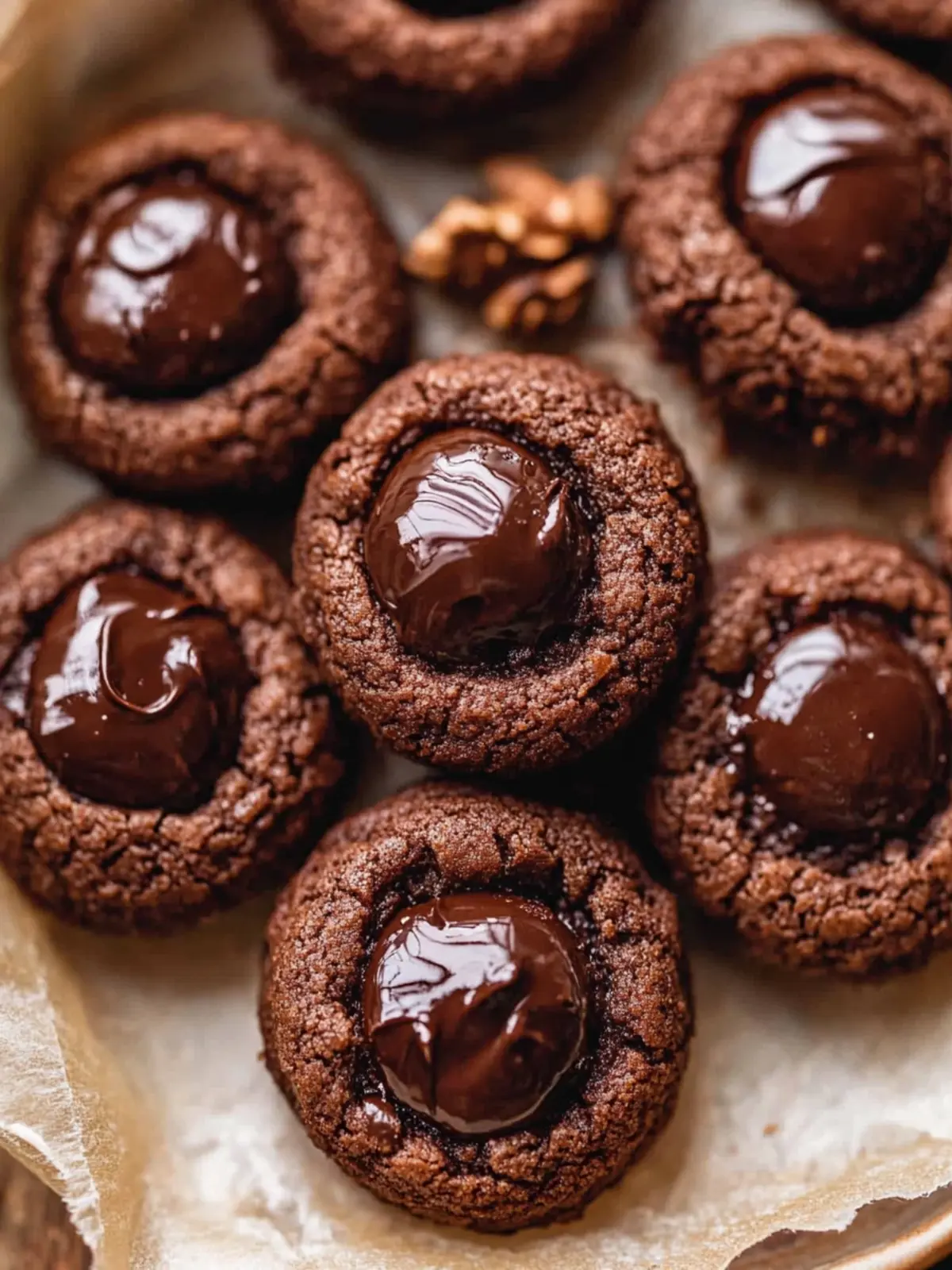 Melt-in-Your-Mouth Chocolate Thumbprint Cookies Delight 2 Chocolate Thumbprint Cookies