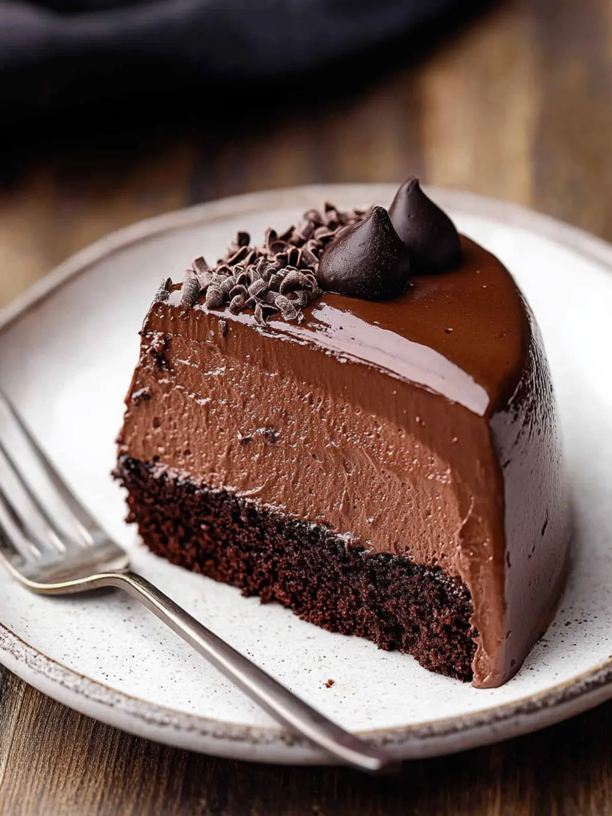 Decadent Dark Chocolate Mousse Cake for Ultimate Indulgence 3 Dark Chocolate Mousse Cake