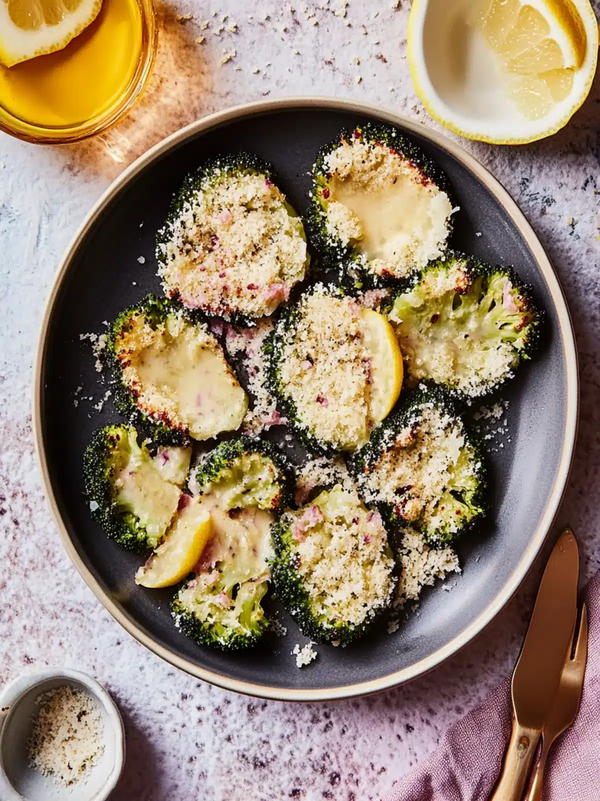 Lemon Parmesan Smashed Broccoli: A Flavorful Twist for Dinner 5 Lemon Parmesan Smashed Broccoli