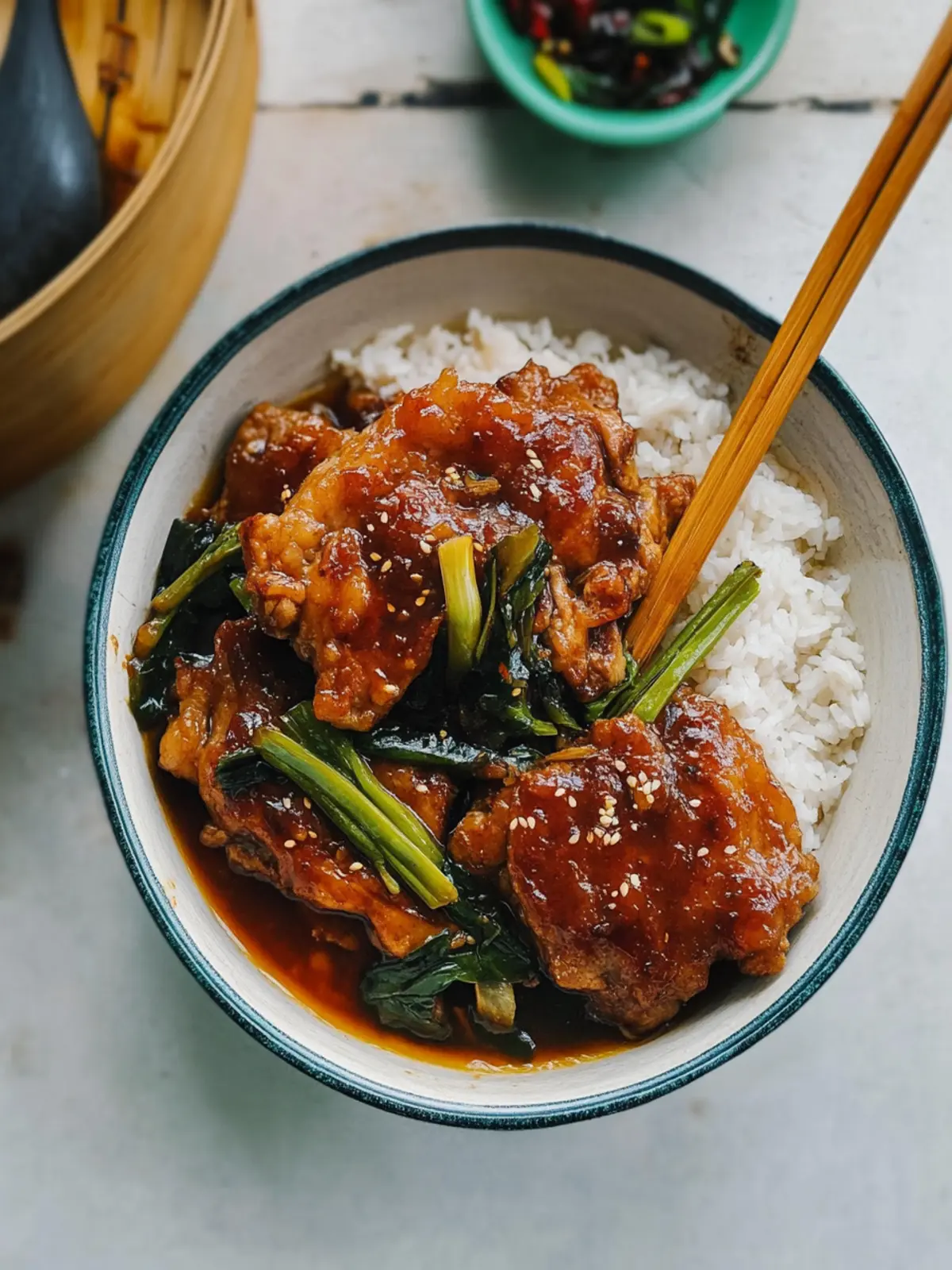 Savory Shanghai-Style Braised Pork Chops with Scallions 3 Braised Pork Chops, Shanghai-style