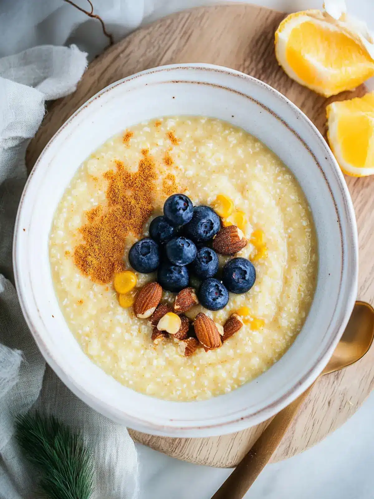 Delicious Cornmeal Porridge with Coconut Milk for Cozy Mornings 3 Cornmeal Porridge with Coconut Milk