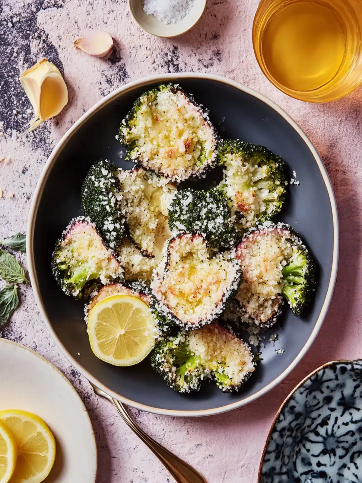 Lemon Parmesan Smashed Broccoli: A Flavorful Twist for Dinner 2 Lemon Parmesan Smashed Broccoli