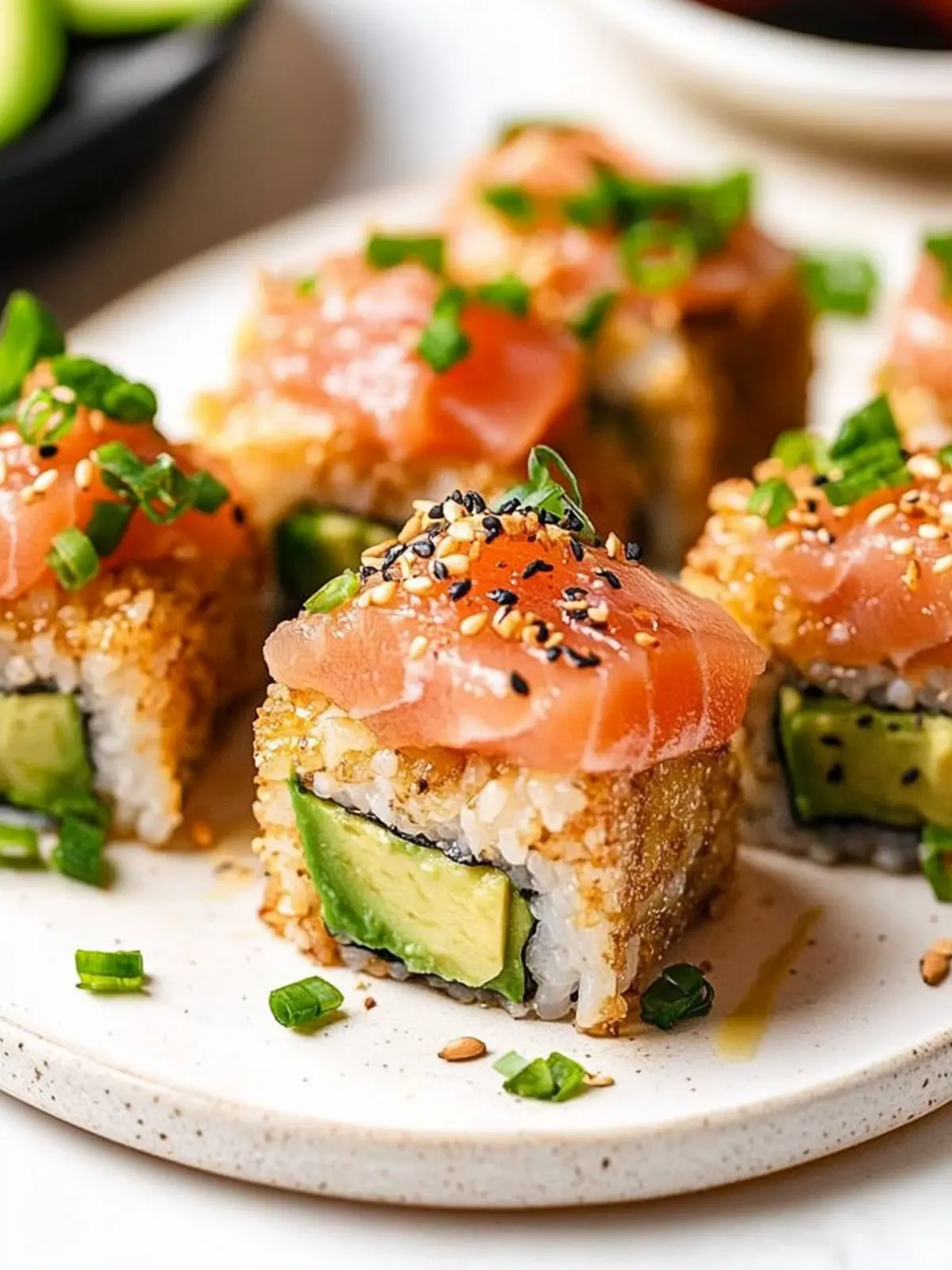 Crispy Rice Sushi Recipe with Smoked Salmon Avocado Delight 3 Crispy Rice Sushi Recipe with Smoked Salmon Avocado