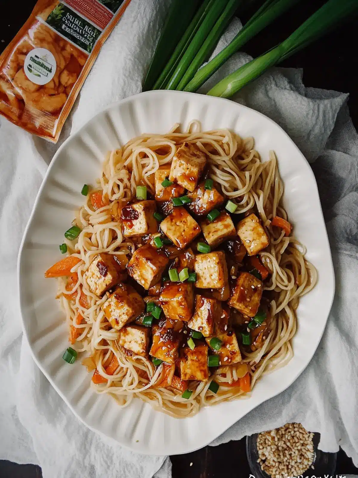 Delicious Honey Garlic Tofu & Noodles You’ll Crave! 3 Honey Garlic Tofu & Noodles