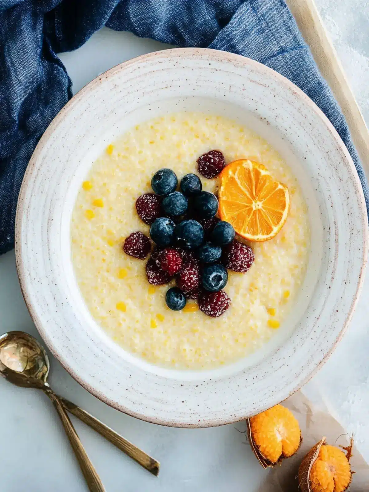 Delicious Cornmeal Porridge with Coconut Milk for Cozy Mornings 5 Cornmeal Porridge with Coconut Milk