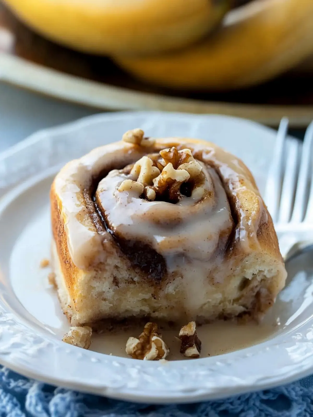 Indulge in Homemade Banana Nut Cinnamon Rolls Bliss 3 Banana Nut Cinnamon Rolls