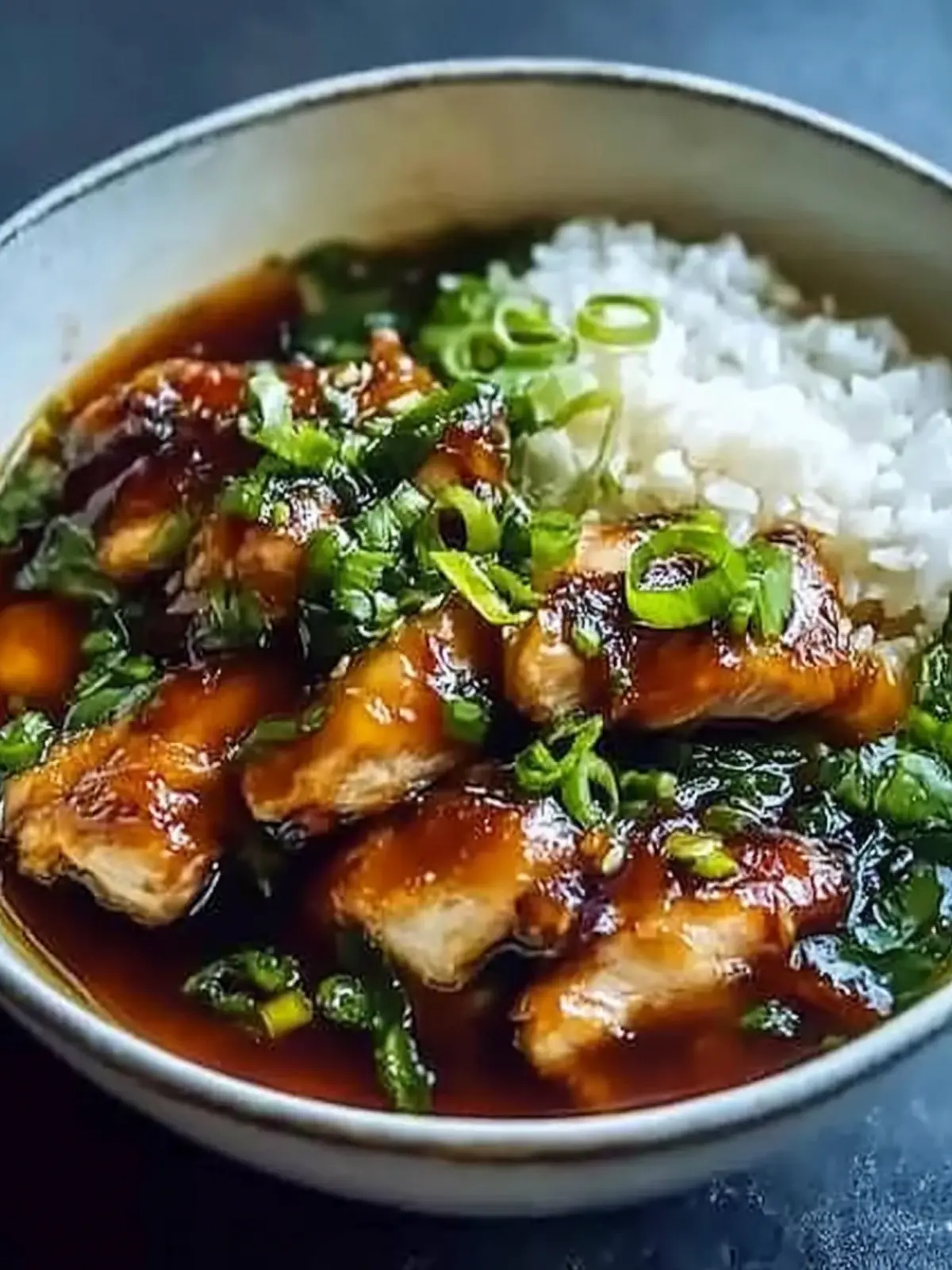 Caramelised Soy Chicken in Garlic Ginger Broth with Rice Bliss 5 Caramelised Soy Chicken in Garlic Ginger Broth with Rice