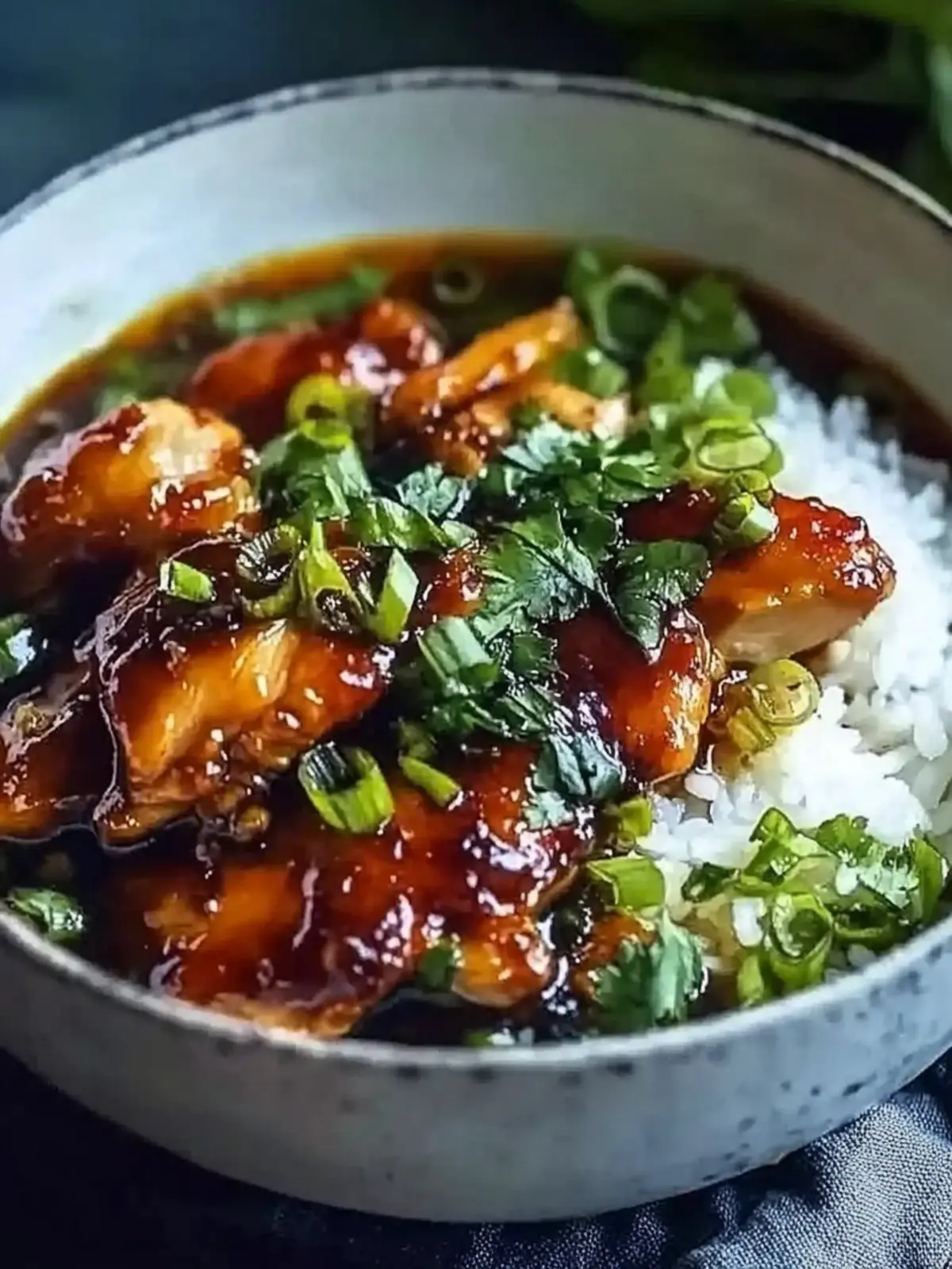 Caramelised Soy Chicken in Garlic Ginger Broth with Rice Bliss 2 Caramelised Soy Chicken in Garlic Ginger Broth with Rice