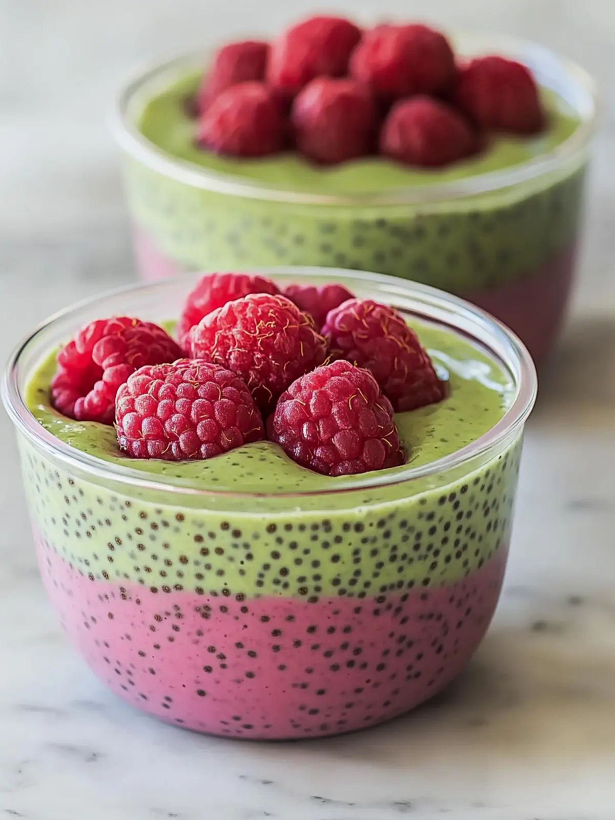 Delicious Raspberry Matcha Chia Pudding for a Healthy Treat 3 Raspberry Matcha Chia Pudding