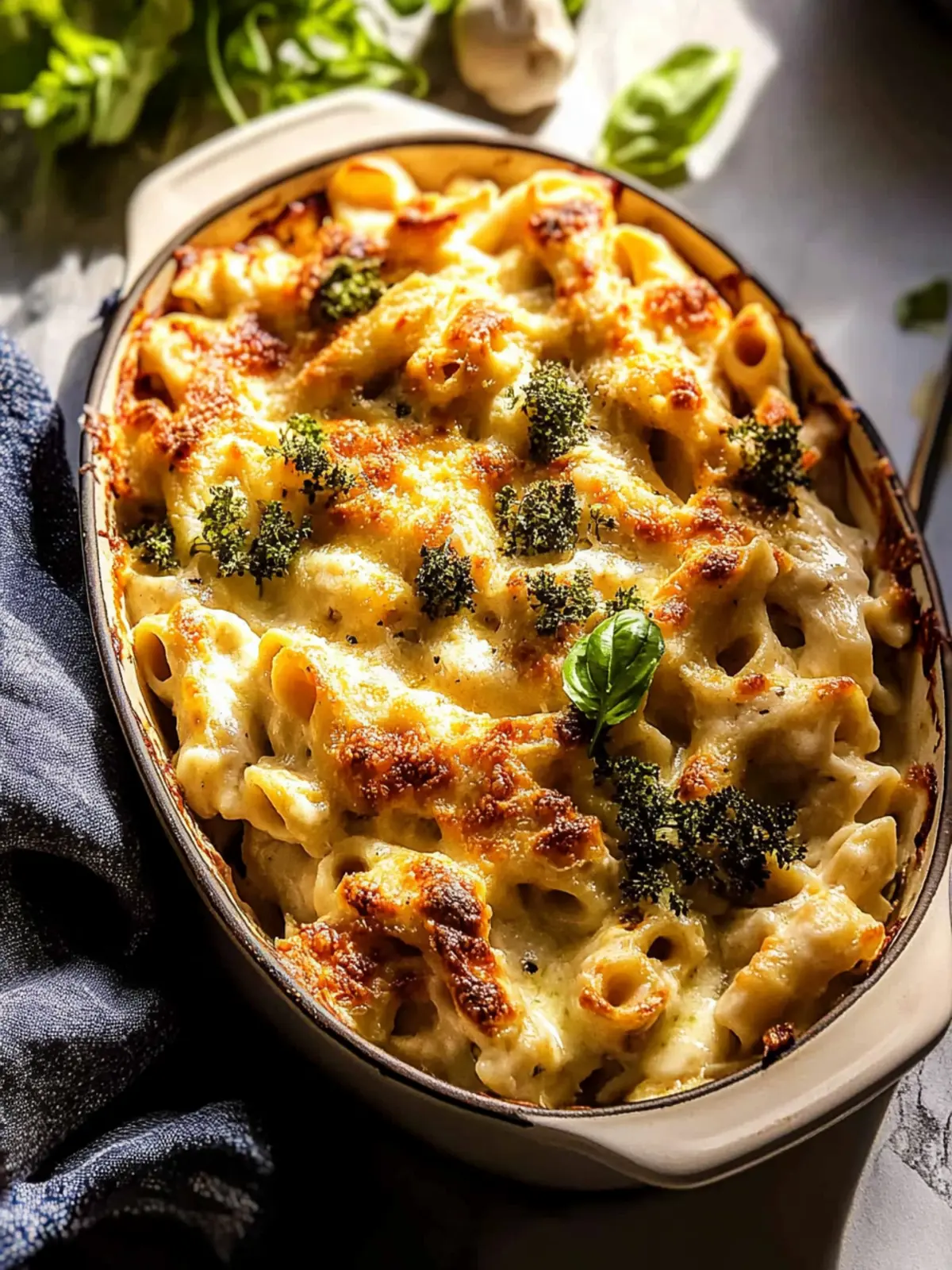 Easy Dump and Bake Chicken Alfredo Noodle Casserole Bliss 2 Dump + Bake Chicken Alfredo Noodle Casserole