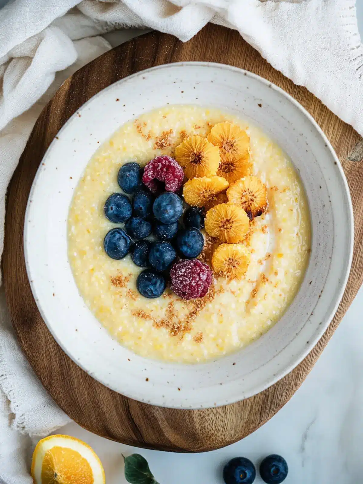 Delicious Cornmeal Porridge with Coconut Milk for Cozy Mornings 4 Cornmeal Porridge with Coconut Milk