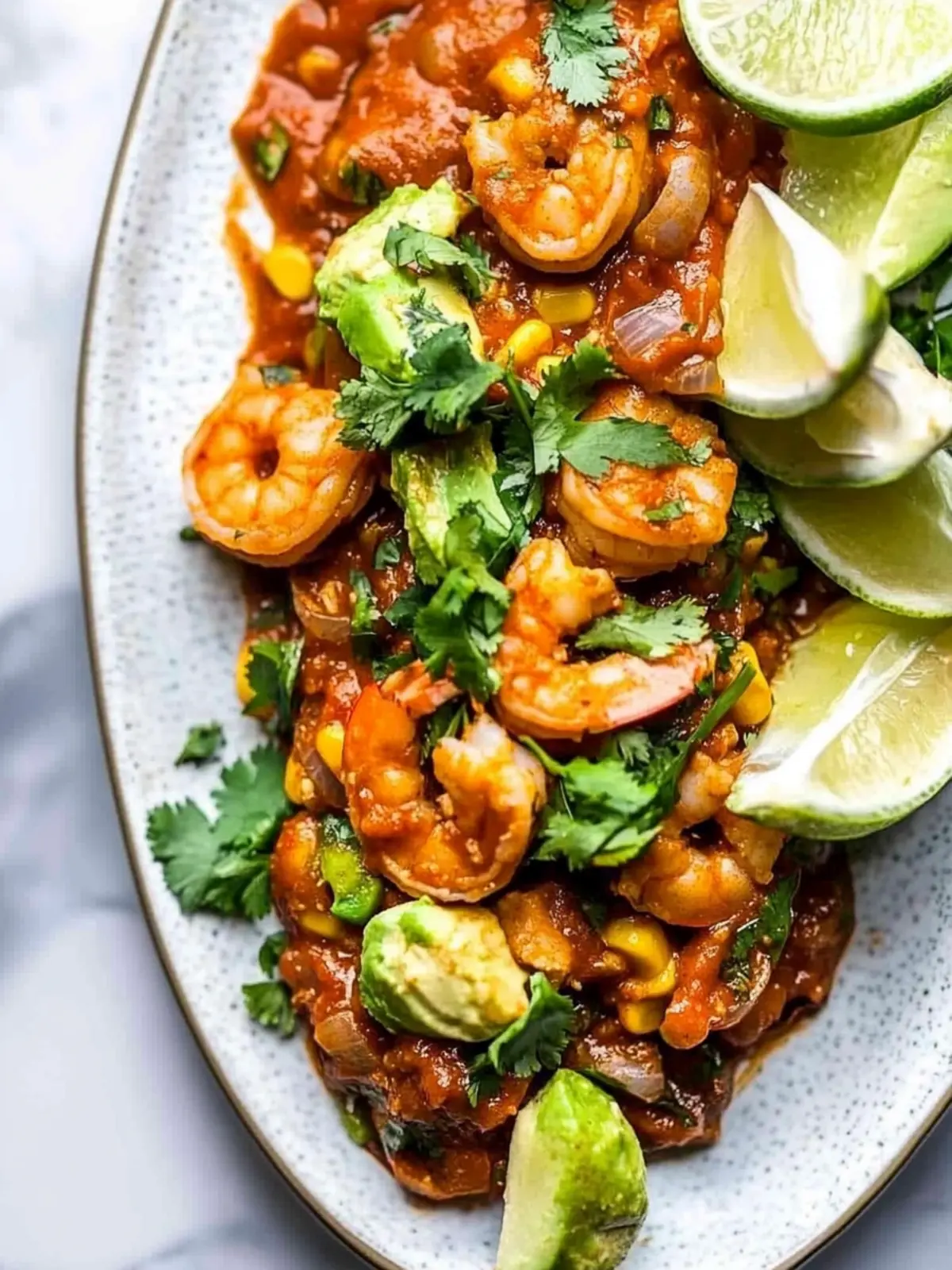 Spicy Mexican Shrimp Diablo with Veggies & Zesty Lime Twist 5 Mexican Shrimp Diablo