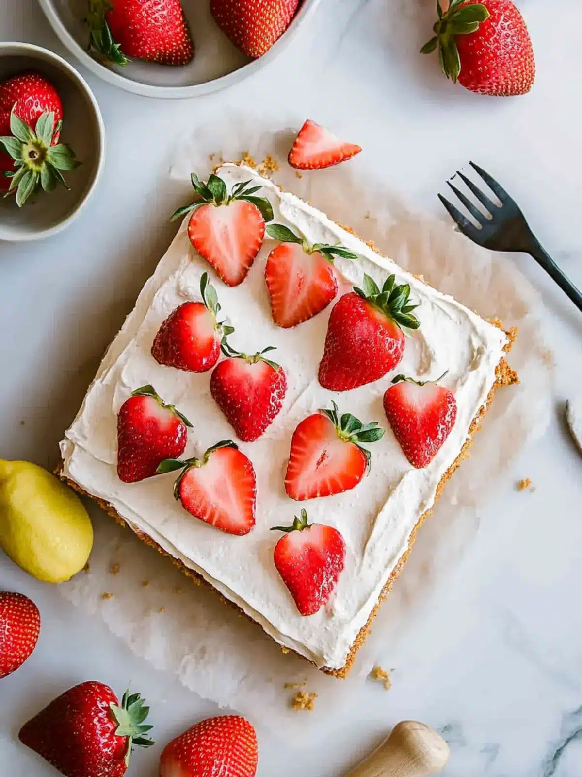 Easy Strawberry Lemon Sheet Cake That’ll Wow Your Guests 5 Easy Strawberry Lemon Sheet Cake