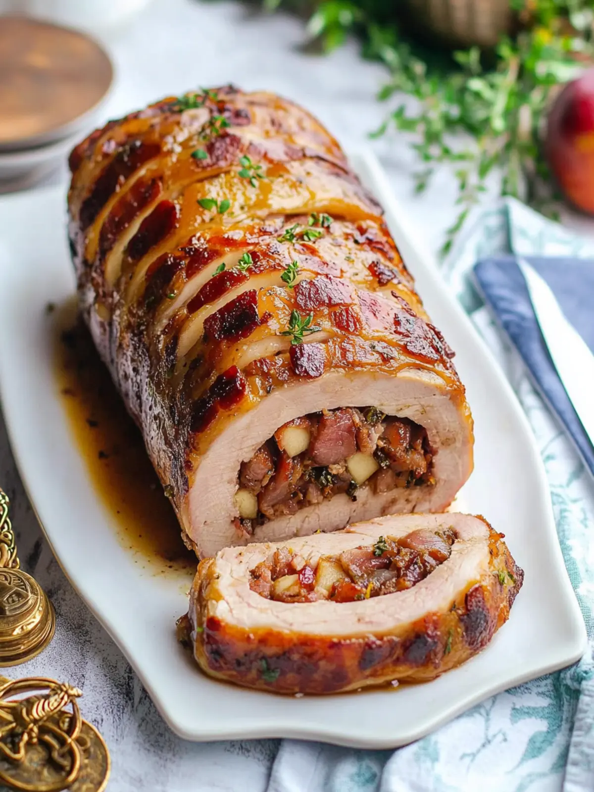 Apple & Bacon Stuffed Pork Loin: A Flavor Explosion Awaits 3 Apple & Bacon Stuffed Pork Loin