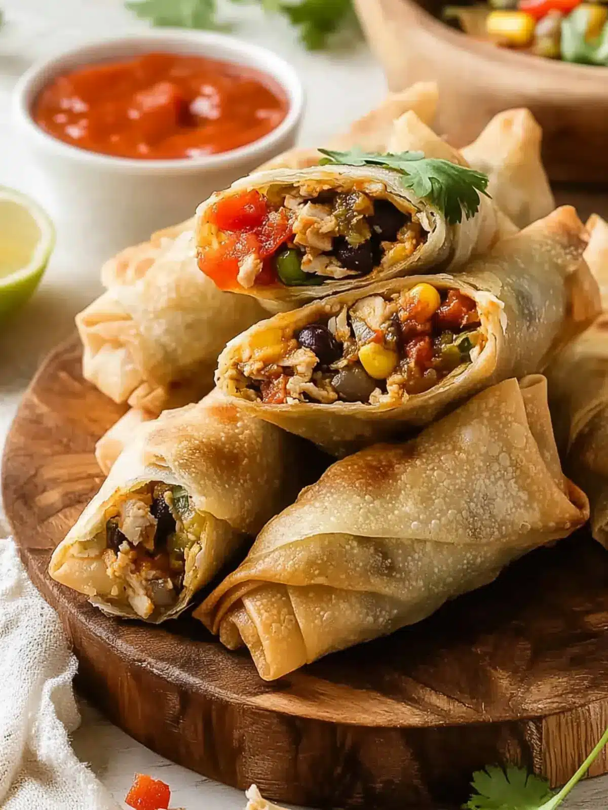 Chili's Southwest Eggrolls: Homemade Crispy Delight Awaits 2 Chili's Southwest Eggrolls