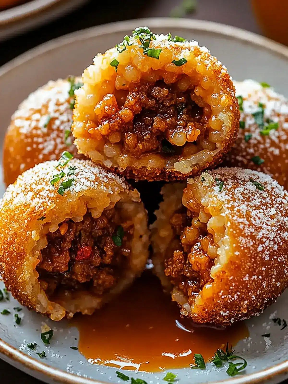 Bulgogi Stuffed Arancini: A Flavor Bomb You Can't Resist 2 Bulgogi Stuffed Arancini