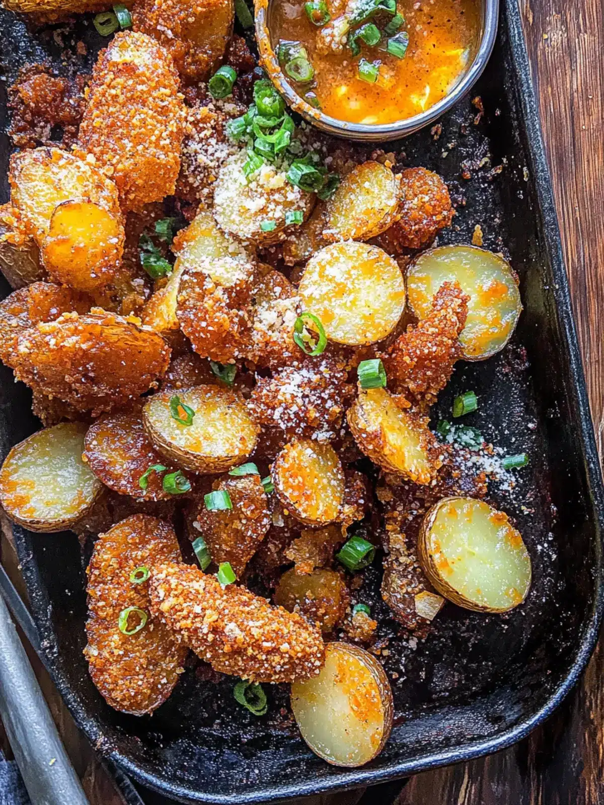 Crispy Parmesan Crusted Buffalo Potatoes for Bold Flavor Lovers 4 Crispy Parmesan Crusted Buffalo Potatoes