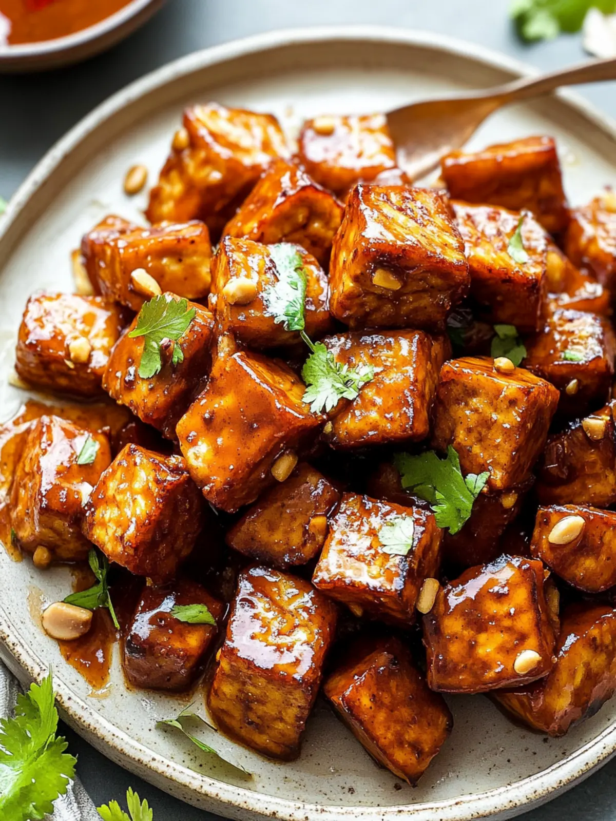 Marinated Peanut Baked Tempeh: A Flavor-Packed Delight 4 Marinated Peanut Baked Tempeh