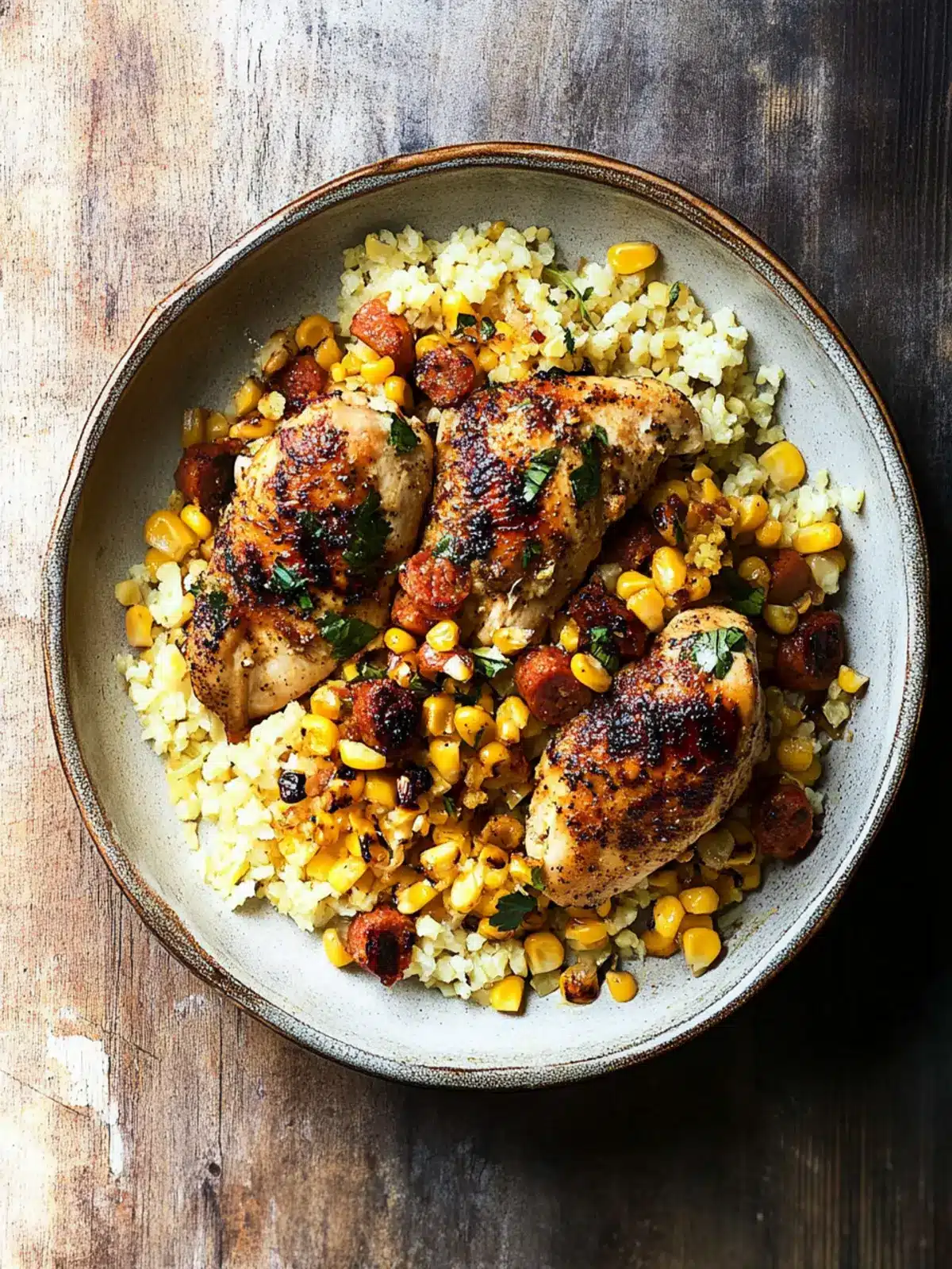 Savor Creamy Chicken with Corn and Chorizo for Dinner Bliss 3 Creamy Chicken with Corn and Chorizo