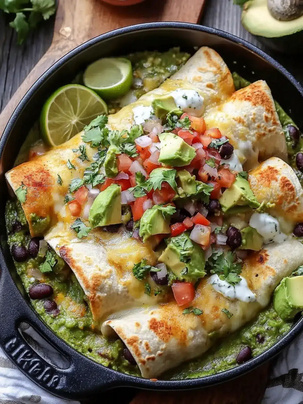 Delicious Poblano Pumpkin Seed Enchiladas with Black Beans 2 Poblano Pumpkin Seed Enchiladas with Black Beans
