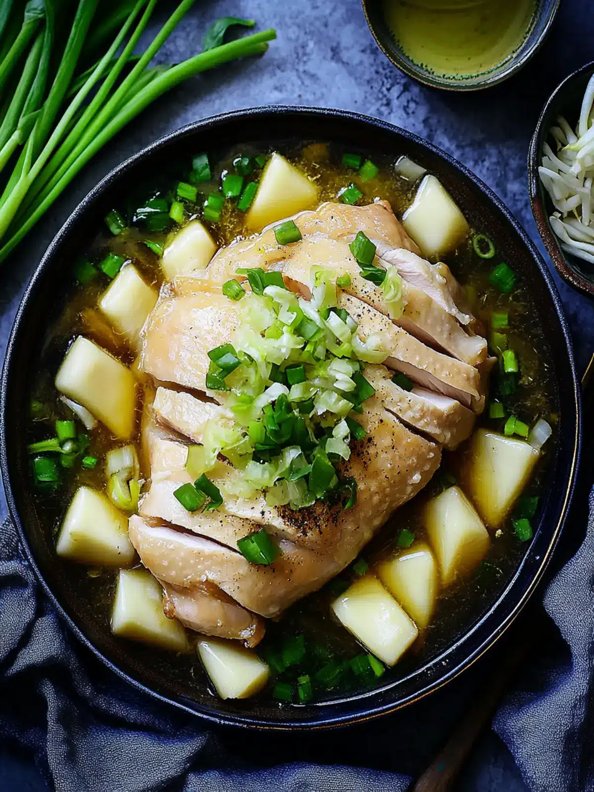 Irresistible Ginger Scallion Poached Chicken You’ll Crave 4 Ginger Scallion Poached Chicken