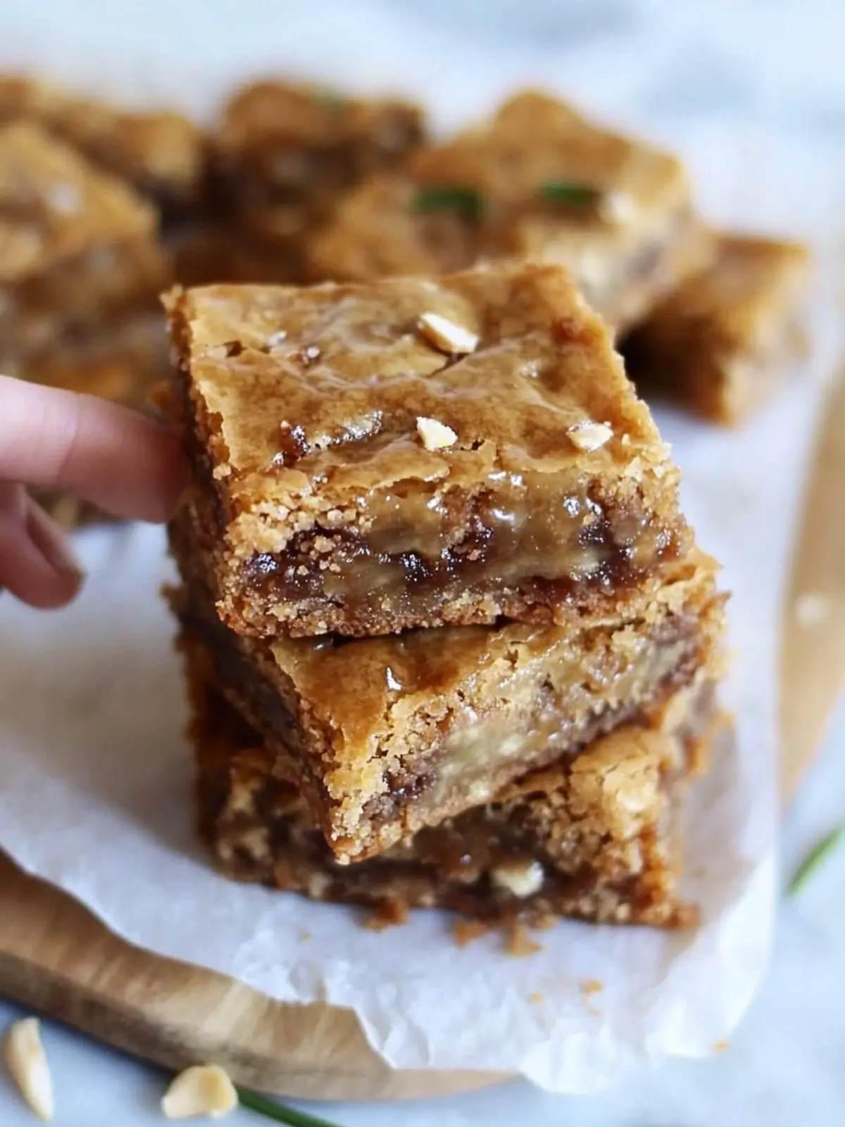 Deliciously Fudgy Sticky Toffee Blondies You Can't Resist 3 Sticky Toffee Blondies