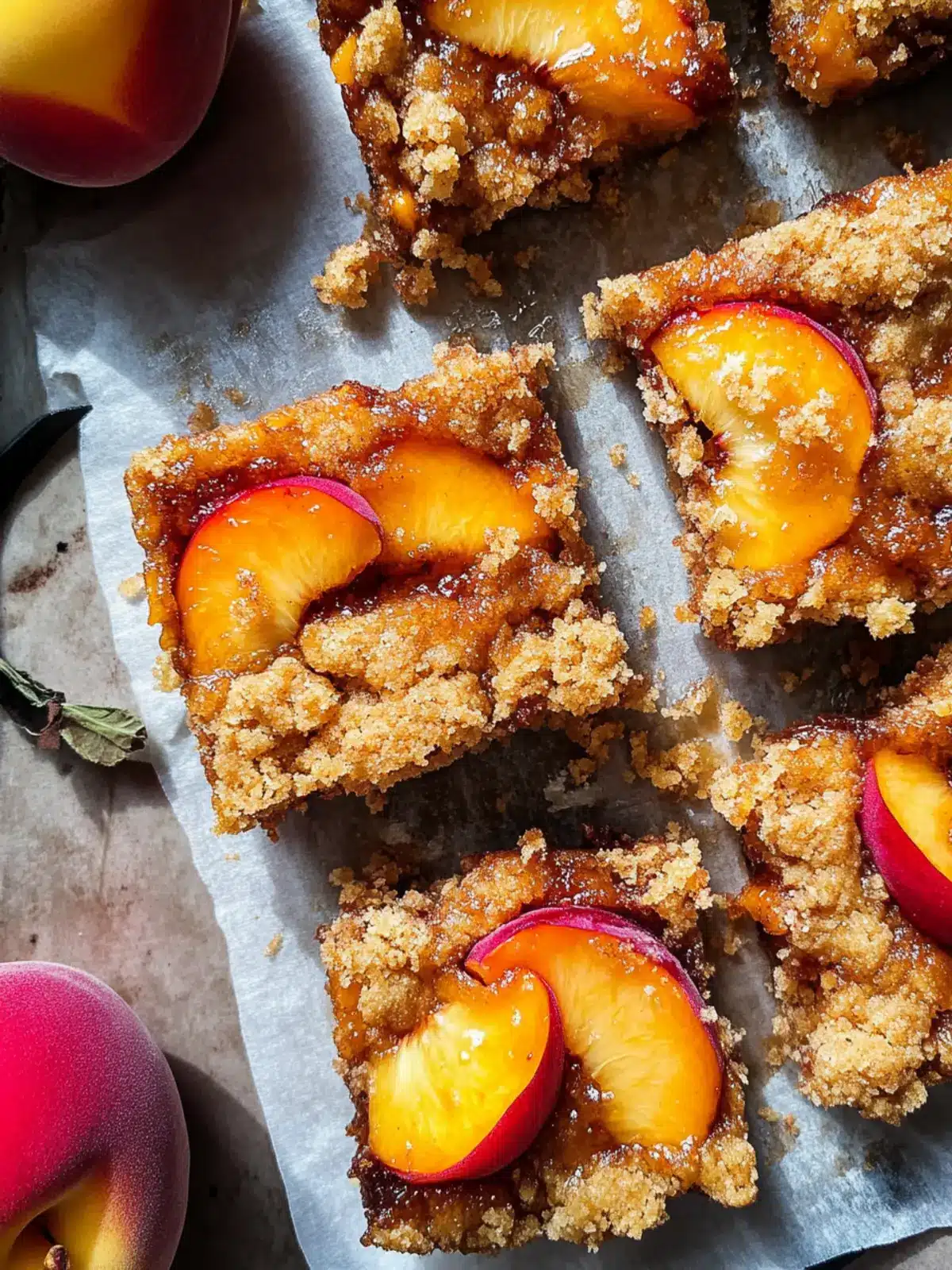 Brown Sugar Peach Skyr Cake Crumble Bars You’ll Crave 5 Brown Sugar Peach Skyr Cake Crumble Bars