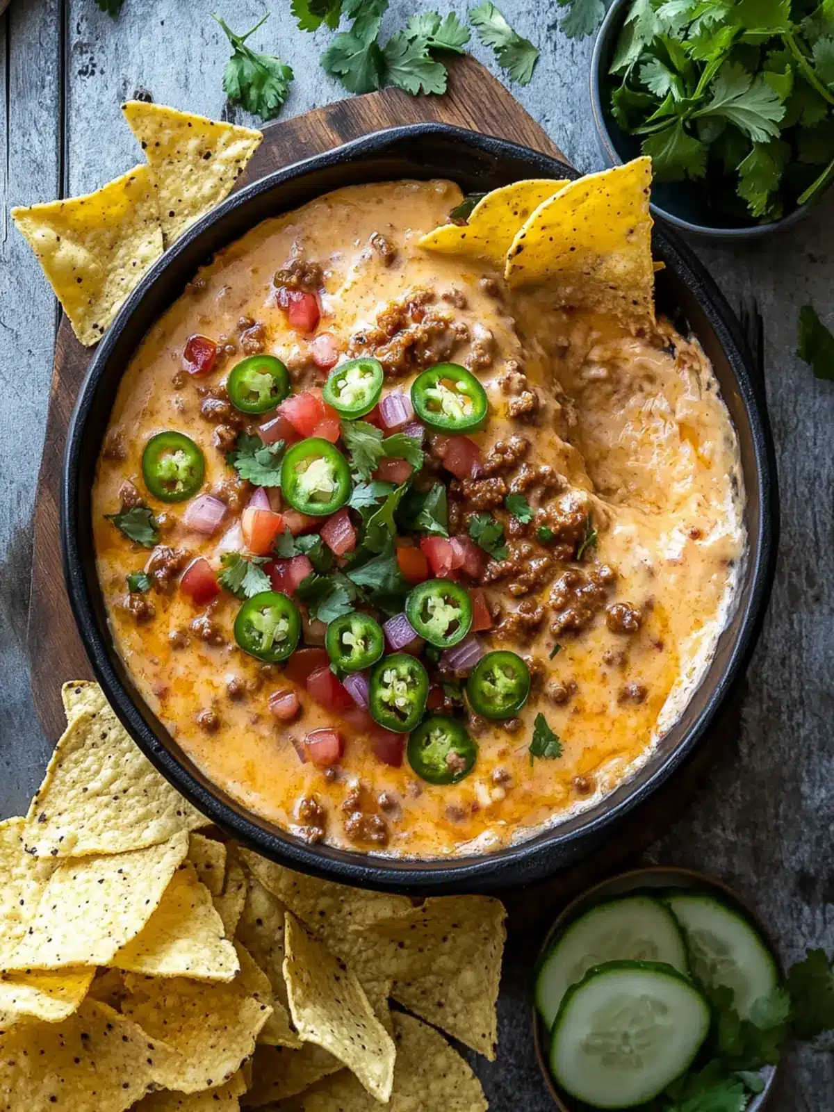 Delicious Chorizo Queso with Homemade Tortilla Chips Recipe 2 Chorizo Queso with Homemade Tortilla Chips