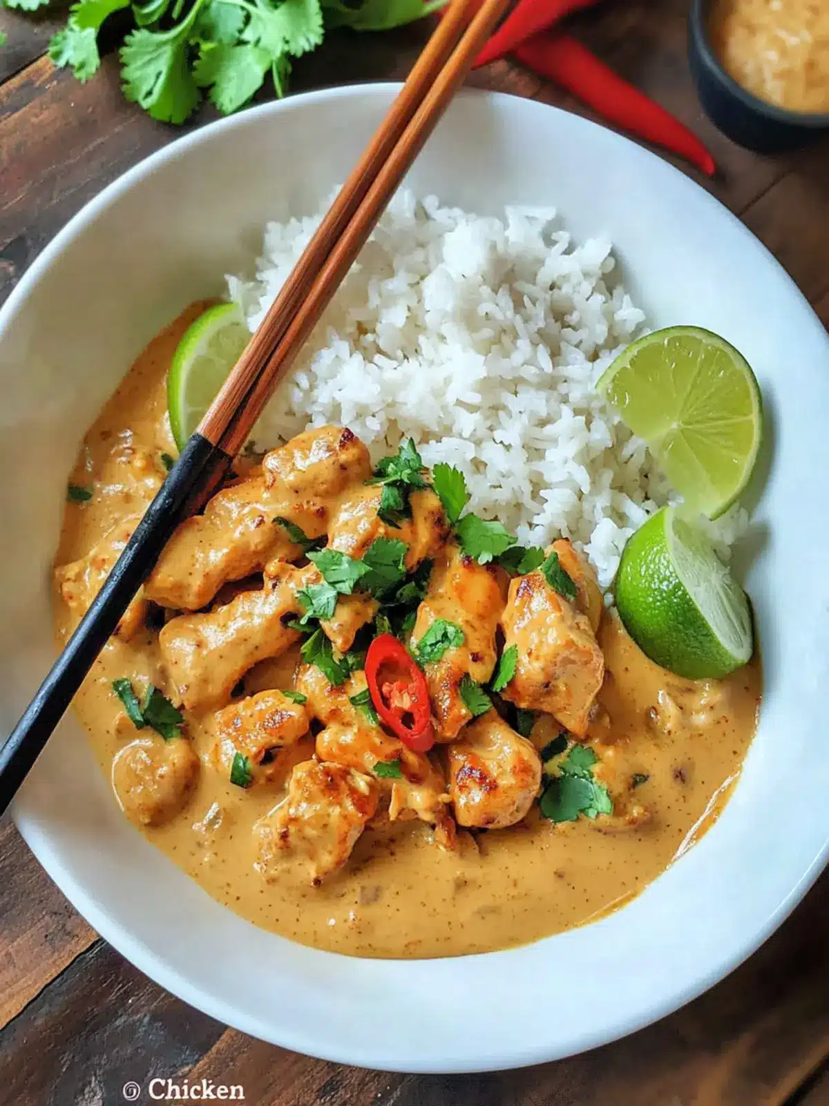 Creamy Vegan Chicken Satay in Rich Coconut Peanut Sauce 2 Creamy Vegan “Chicken” Satay