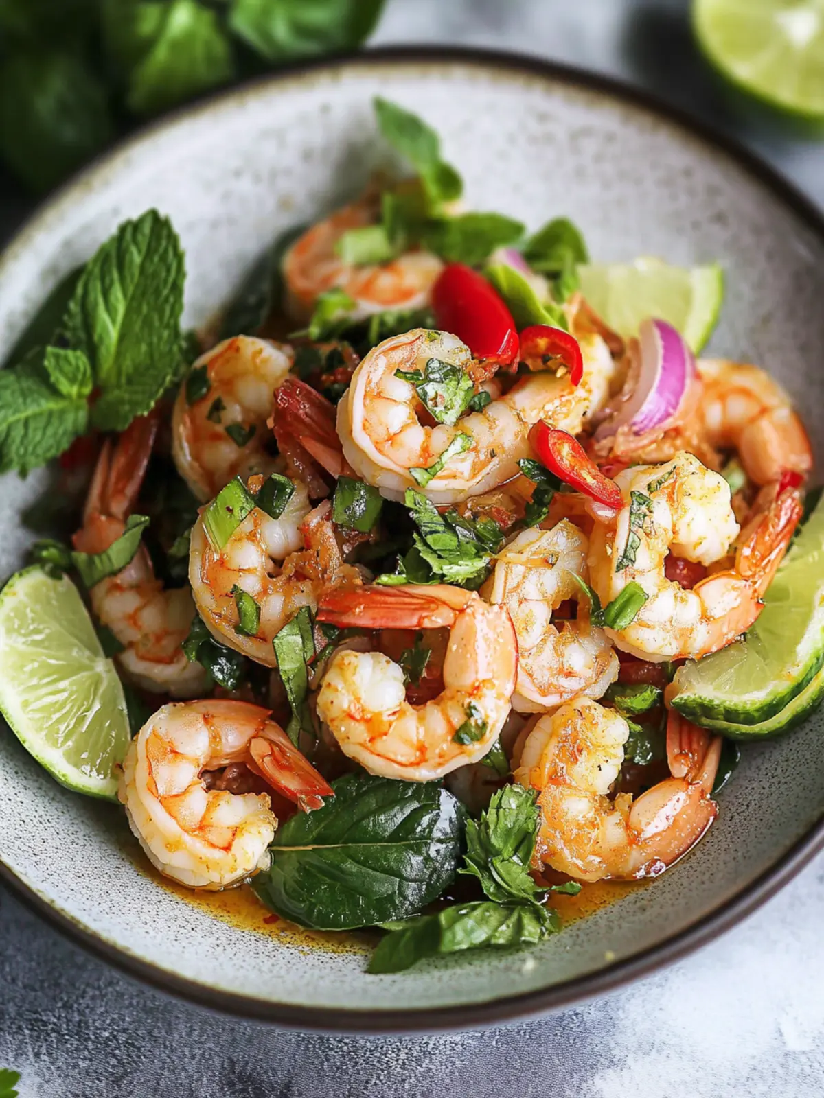 Zesty Authentic Spicy Thai Shrimp Salad to Brighten Your Day 5 Authentic Spicy Thai Shrimp Salad
