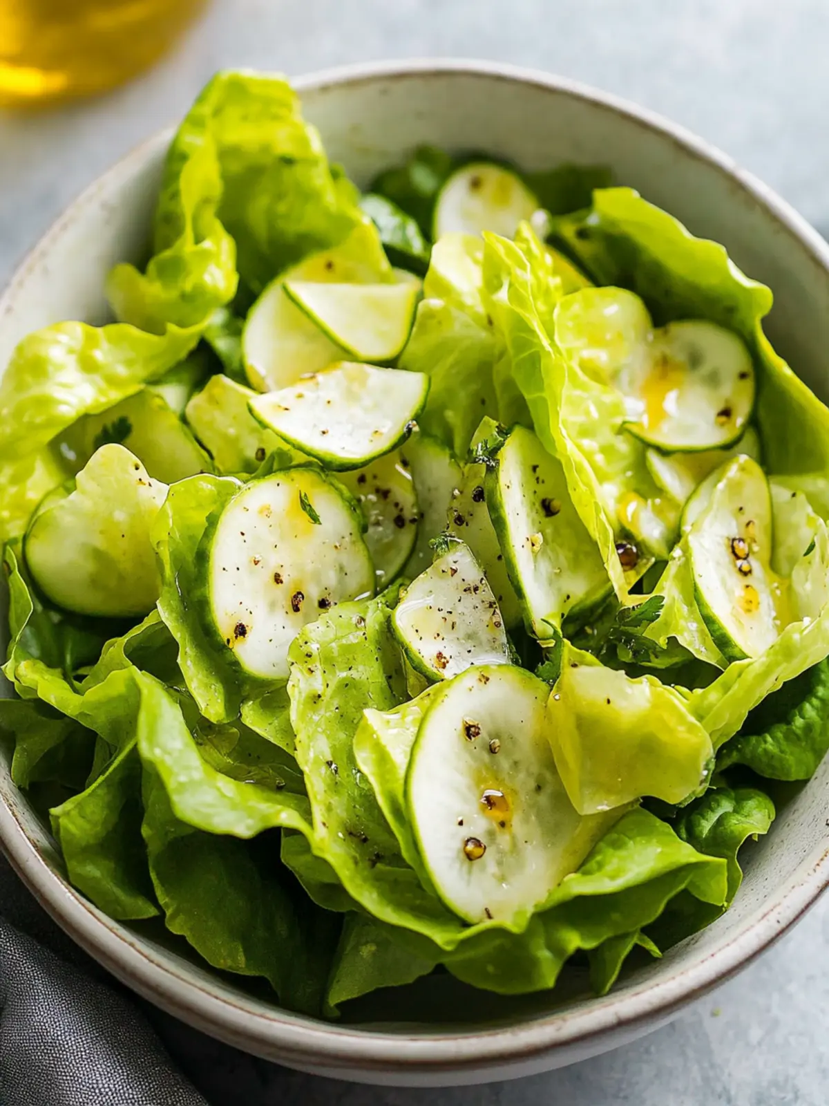Delicious Butter Lettuce Salad with Honey Mustard Vinaigrette 4 Butter Lettuce Salad with Honey Mustard Vinaigrette