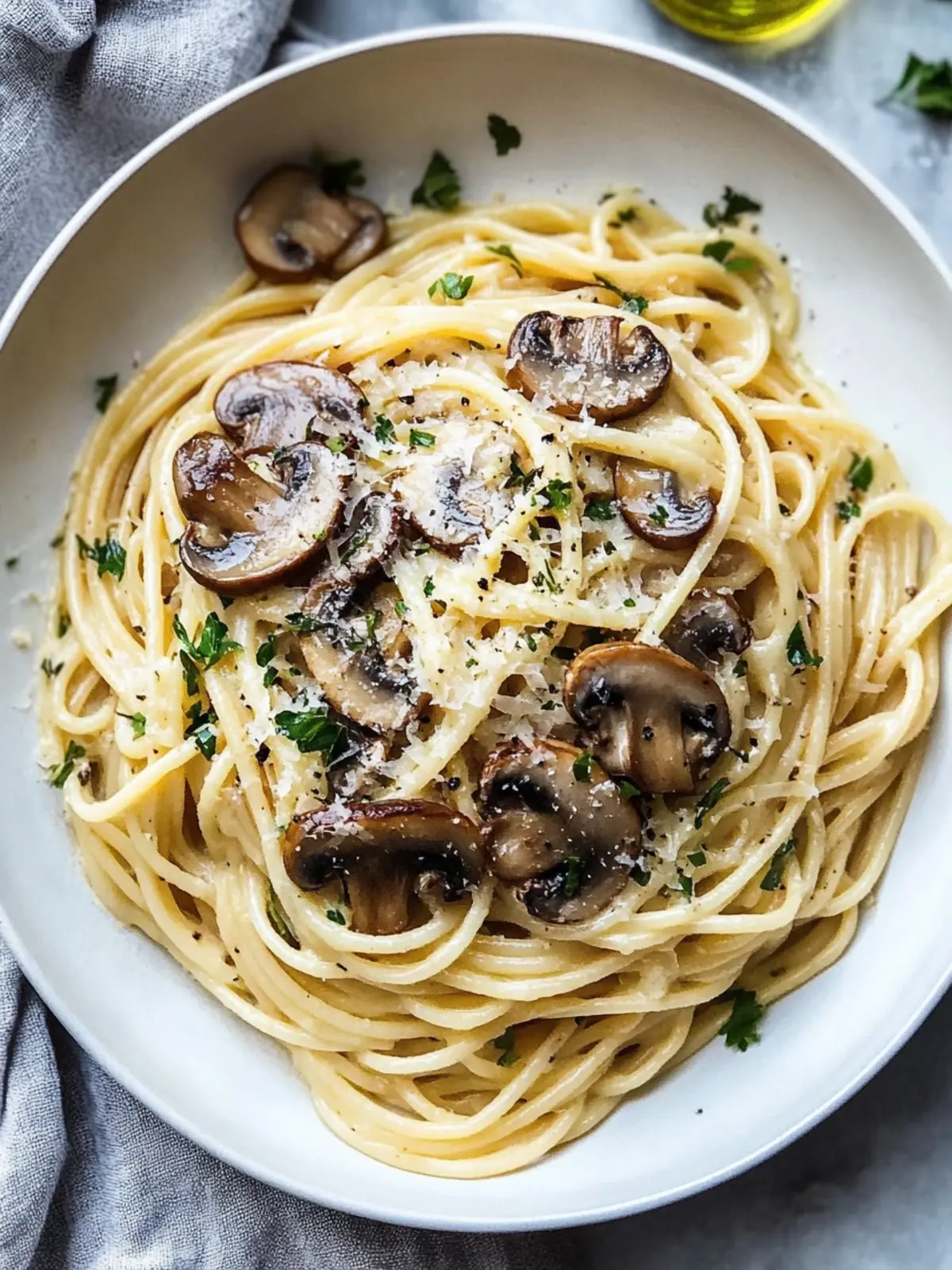 Quick & Easy 15 Minute Mushroom Spaghetti Aglio Olio Delight 5 15 Minute Mushroom Spaghetti Aglio Olio