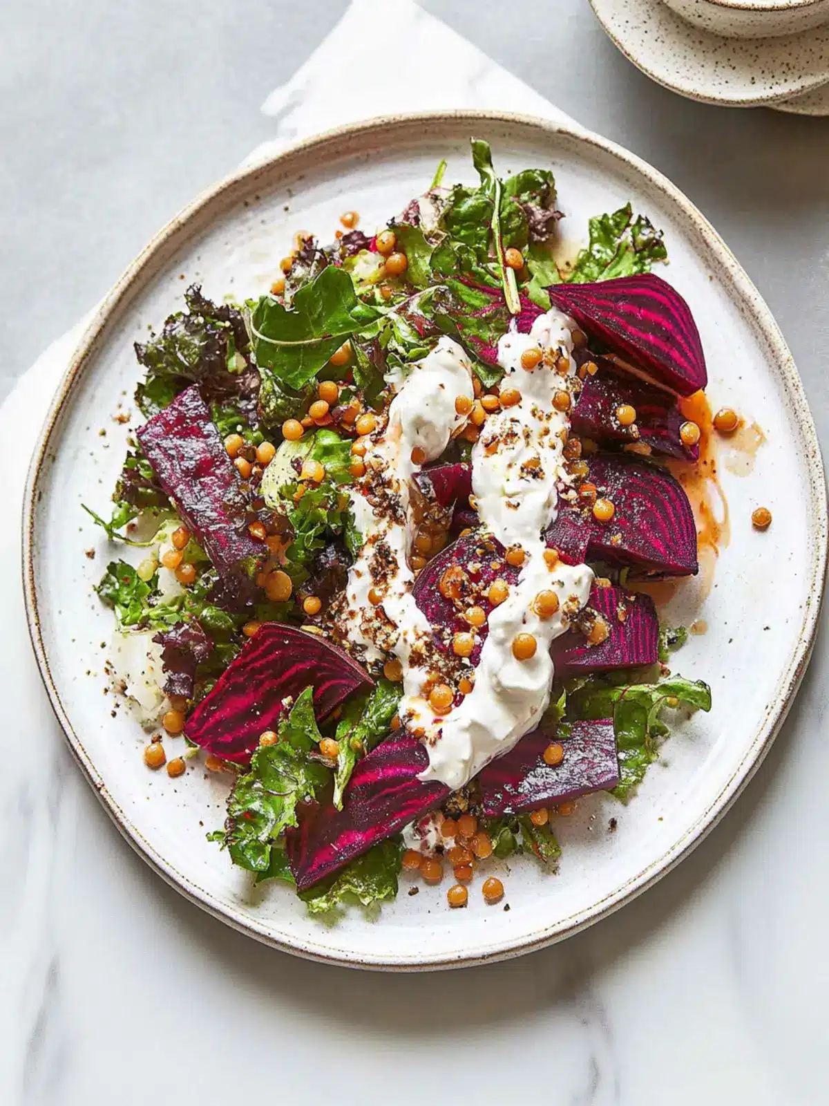 Ella Mills’ Creamy Beetroot Lentil Yoghurt Salad Delight 4 Ella Mills’ Creamy Beetroot, Lentil and Yoghurt Salad