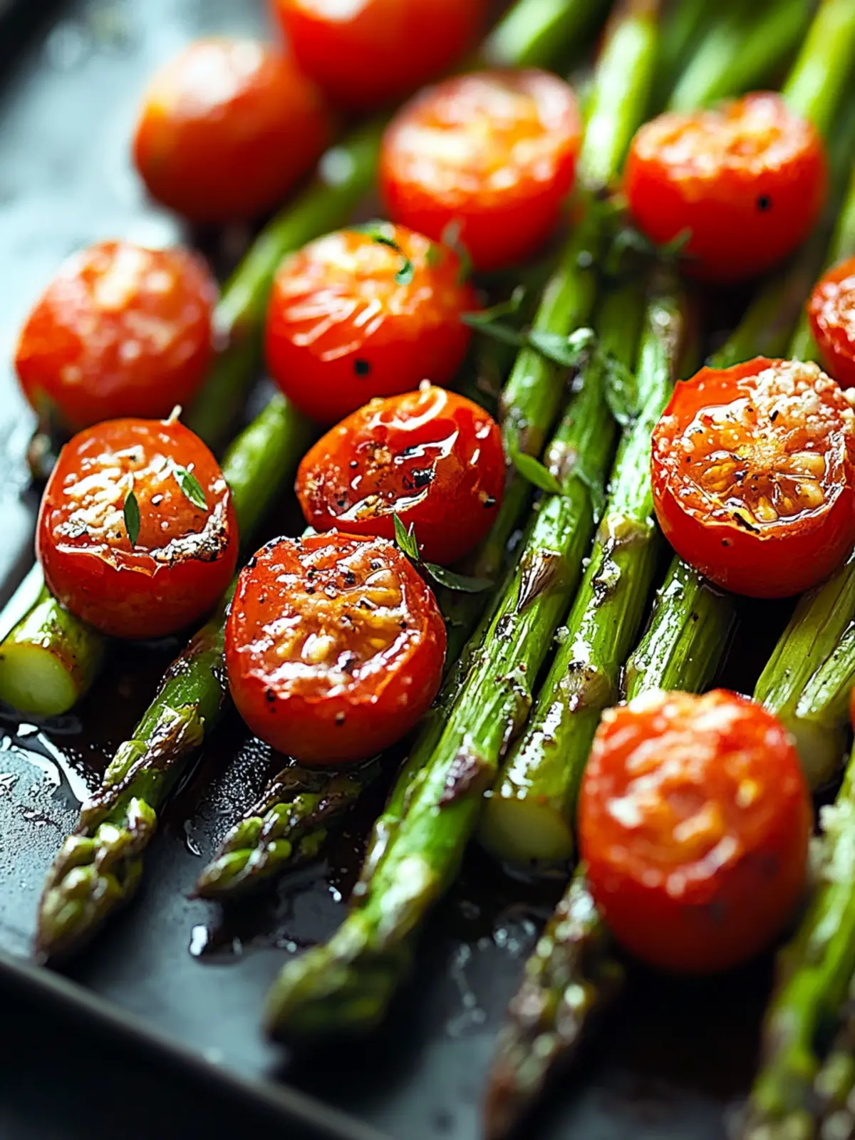 Delicious Balsamic Parmesan Roasted Asparagus and Tomatoes Bliss 5 Balsamic Parmesan Roasted Asparagus and Tomatoes